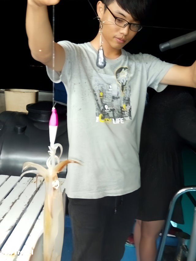 澎湖夜釣小管圖片2