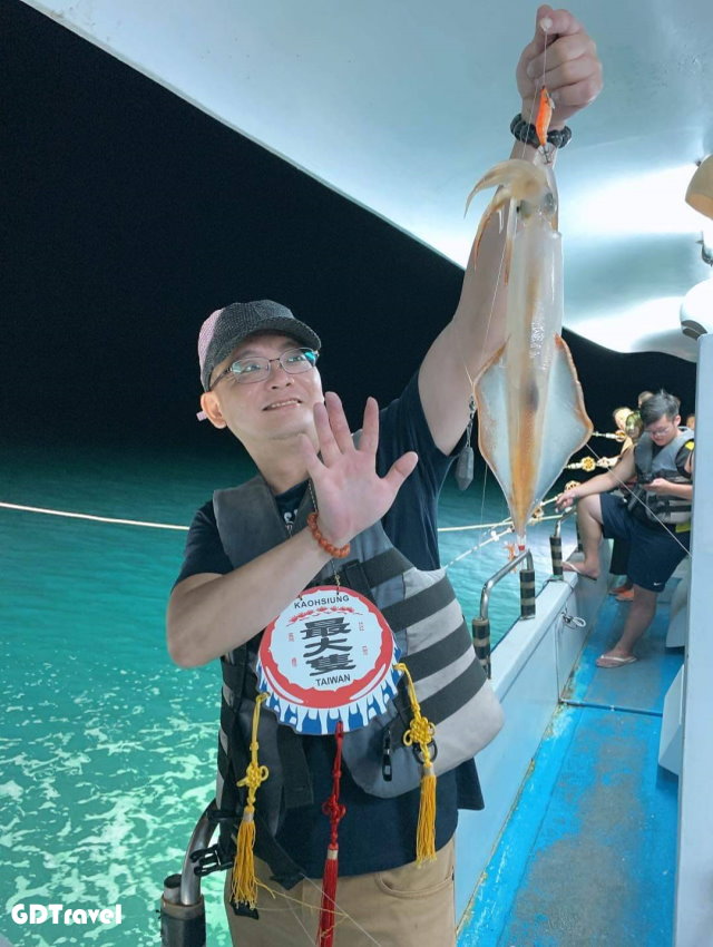 晶翔號歐船長夜釣小管圖片2